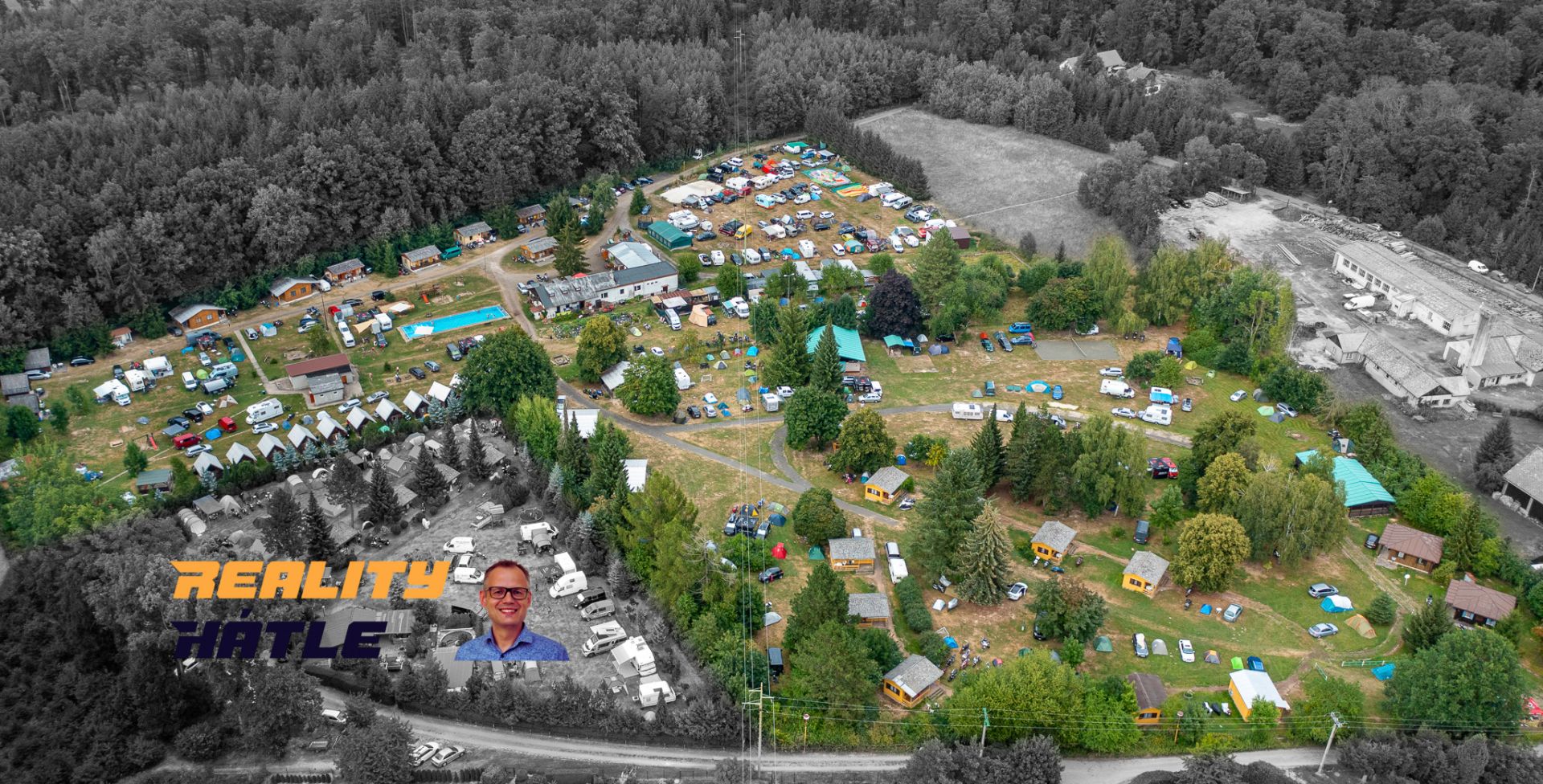 Prodej zavedeného kempu Dachova, Hořice